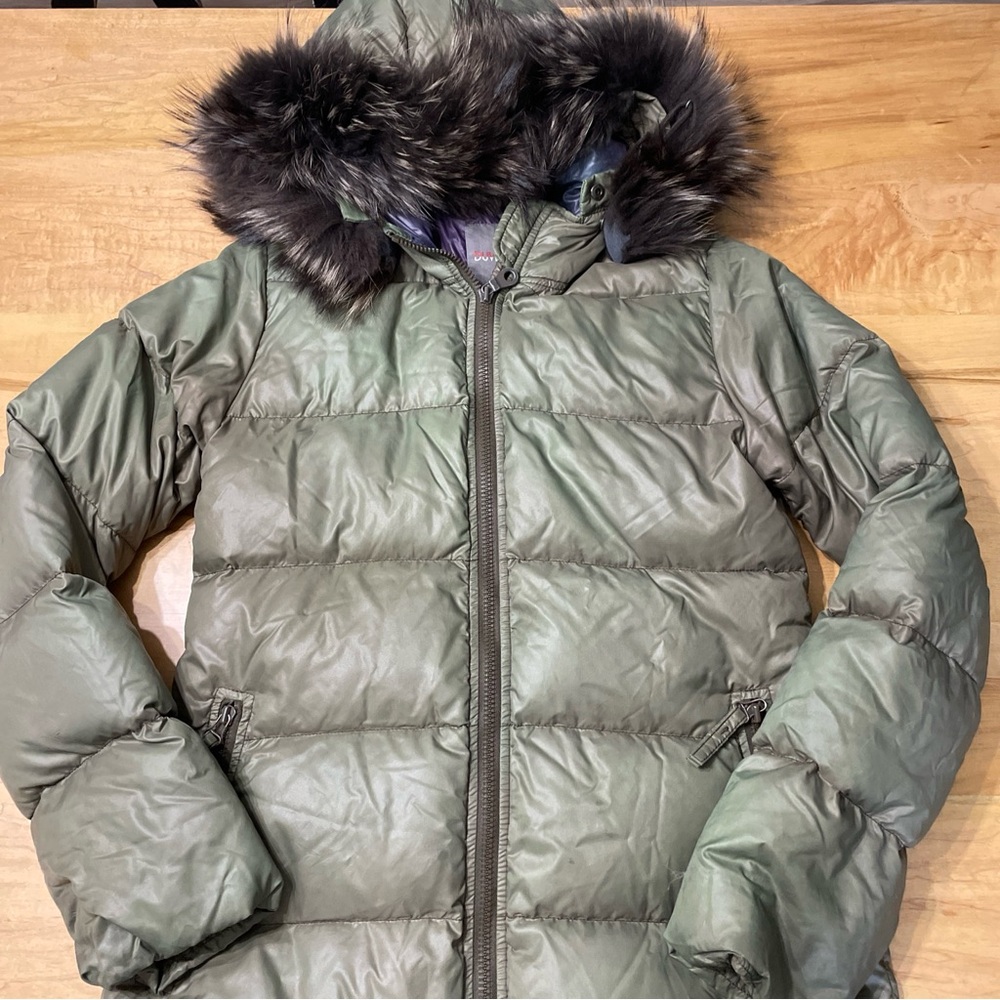 Duvetica goose down puffer coat.